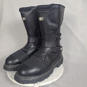 Adventure Motorcycle Motorbike Leather Touring Off-Road Boots – Size 8 & 9  NEW